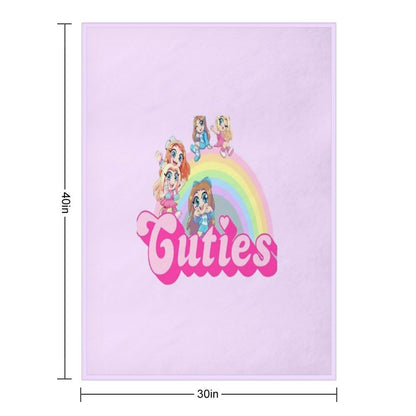 Mackenzie Turner Hey Cuties Throw Blanket