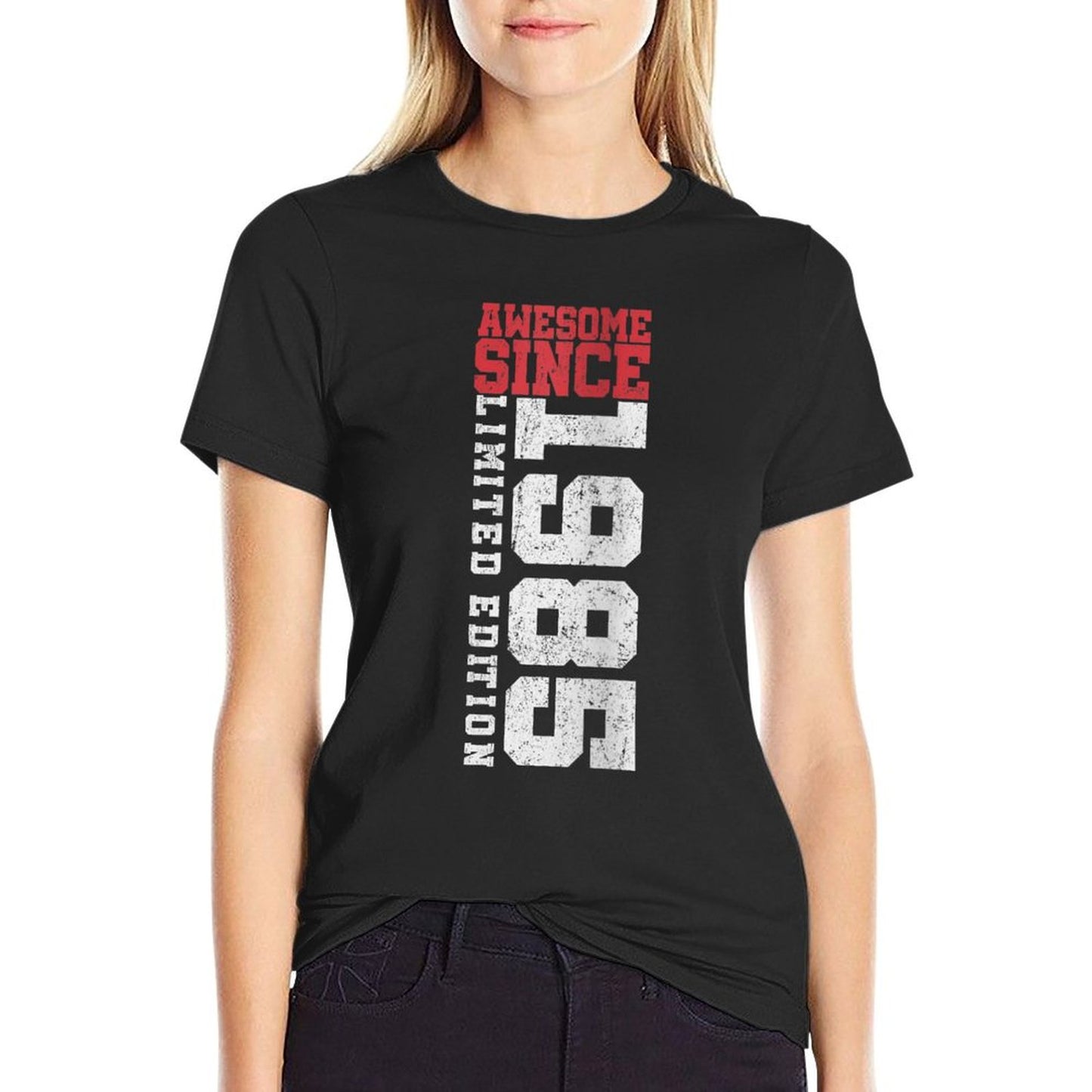 Womens Awesome Since 1985 Vintage 40th Birthday Gifts 40 Years Old  Versatile T-Shirt