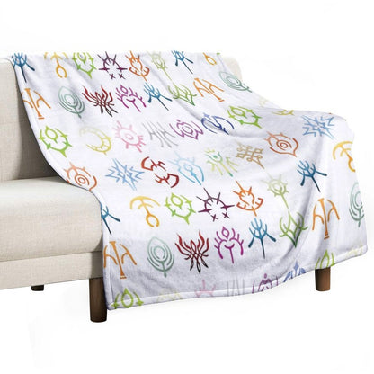 The Crests - Colored Version Throw Blanket