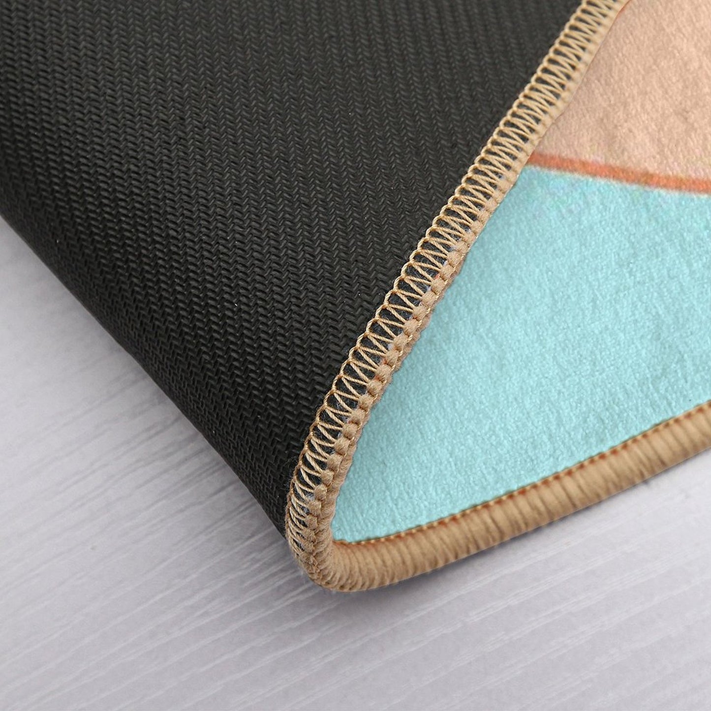 Peachy Clean Heart Bath Mat