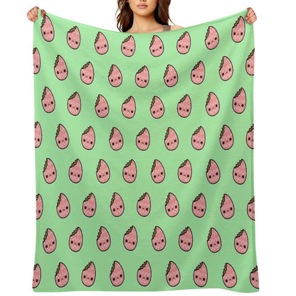 Sad Easter Egg Throw Blanket