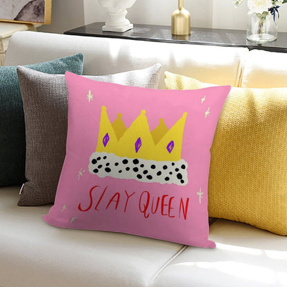 Slay Queen Soft Style Accent Throw Pillow