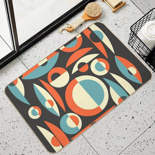 Retro Eames Era  Pisces Bath Mat