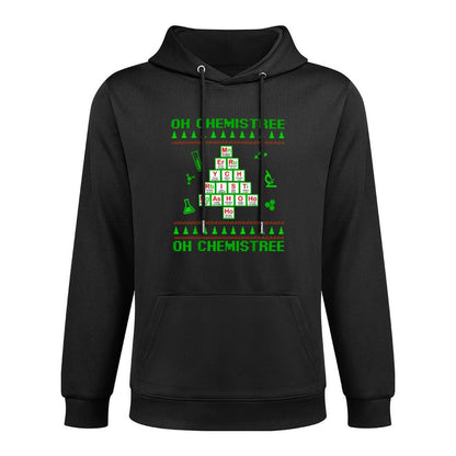 Science Christmas Oh Chemist Tree Chemistree Chemistry Kangaroo Pocket Hoodie