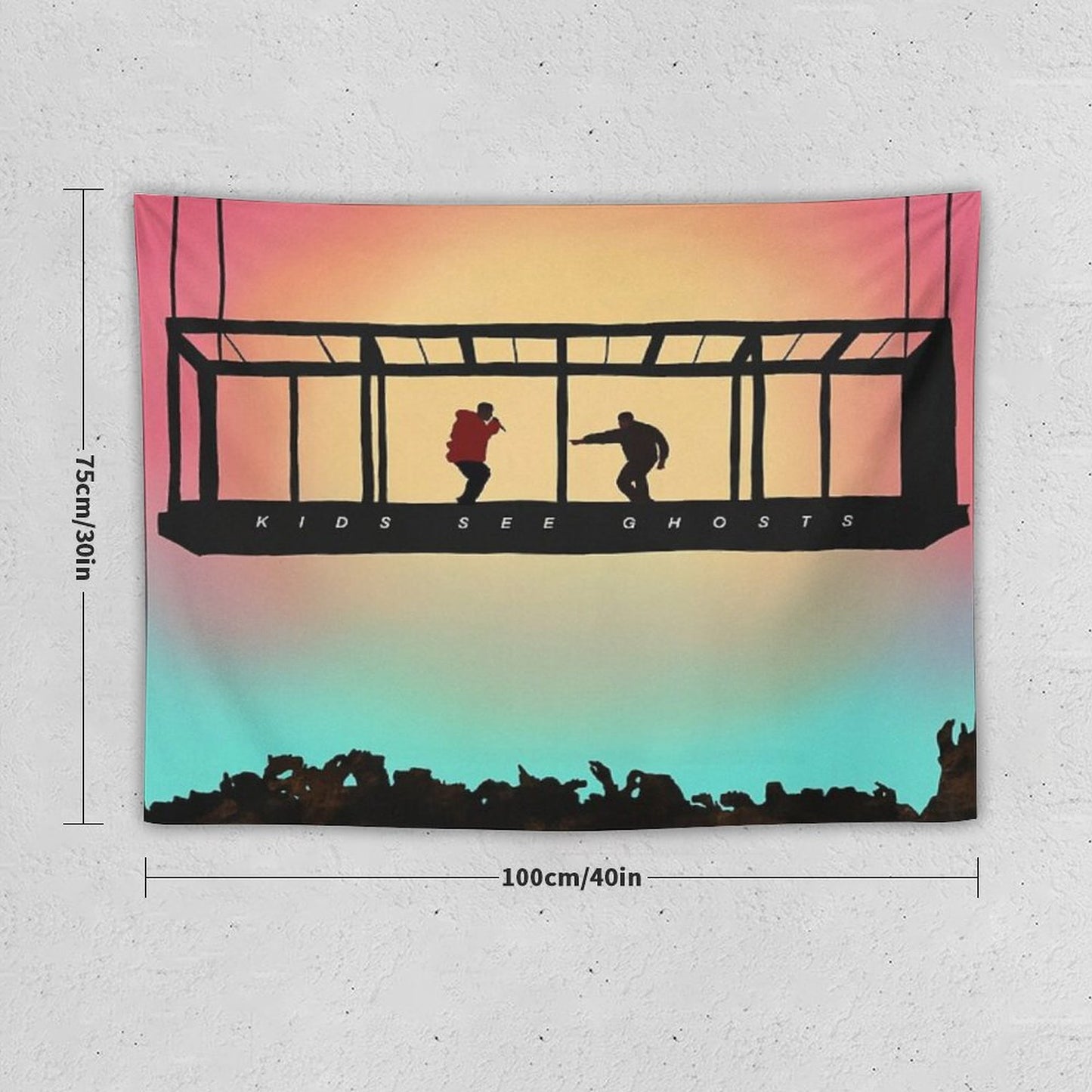 Kids See Ghosts Tapestry