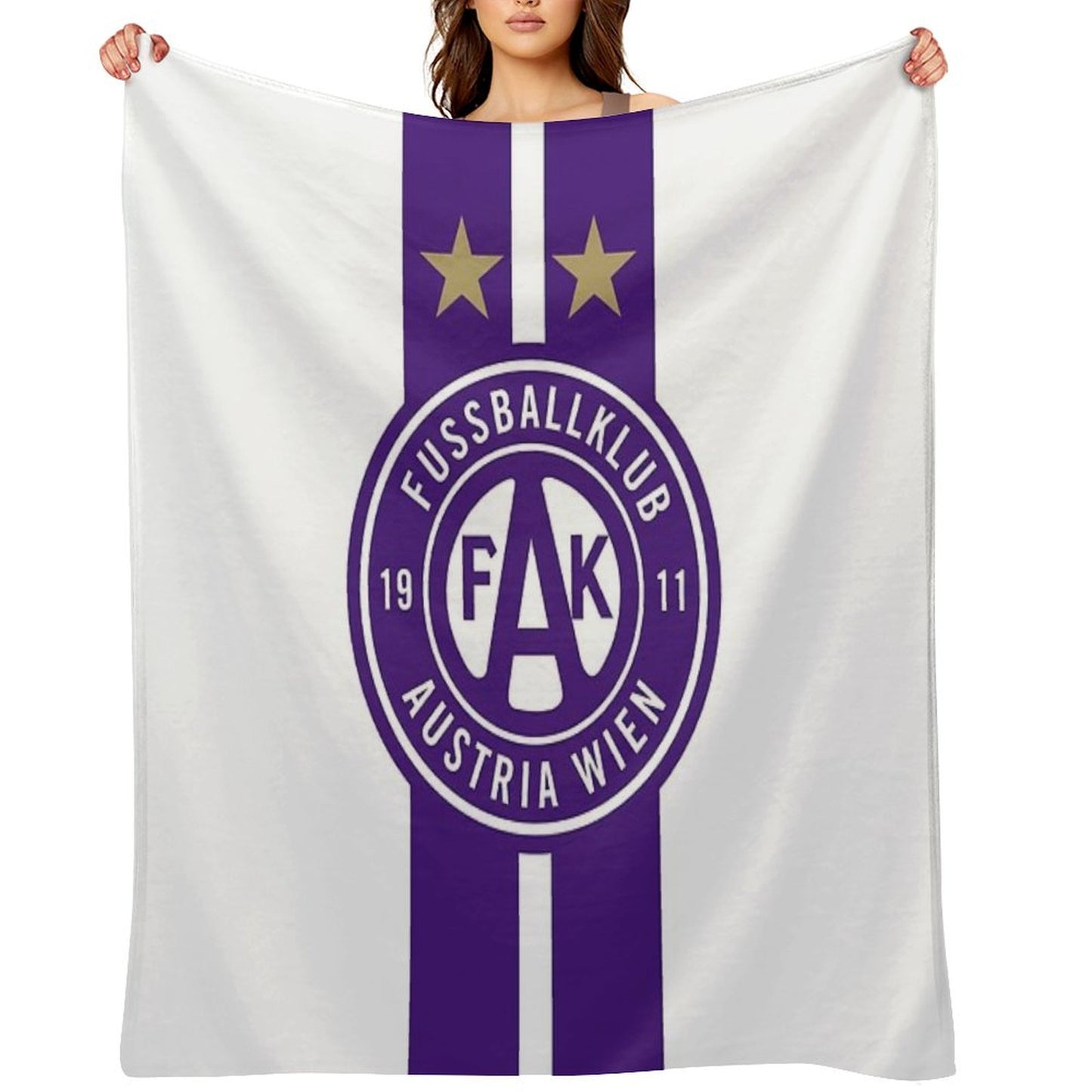 Austria Footbal Fans Ultras Hooligans Vienna Wien Throw Blanket