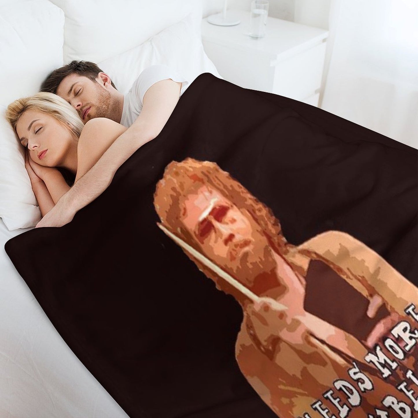 NEEDS MORE COWBELL, PART DEUX Throw Blanket