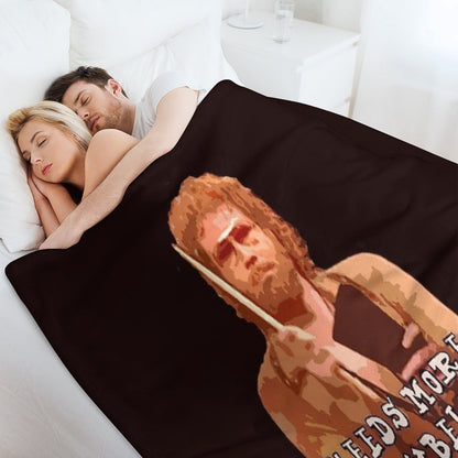 NEEDS MORE COWBELL, PART DEUX Throw Blanket