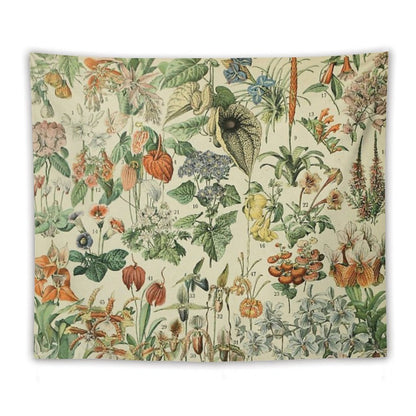 Adolphe Millot Fleurs Vintage Flowers Tapestry
