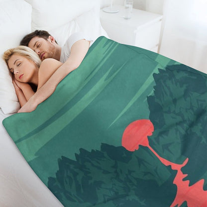 The Red River Throw Blanket