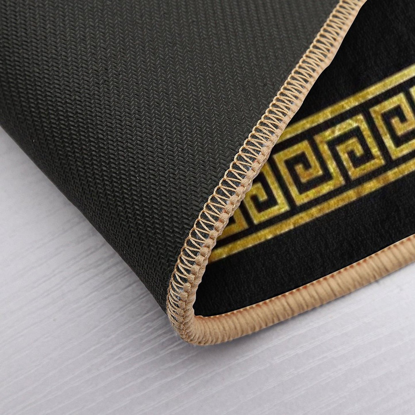 Greek Geometric Pattern  Easy Maintenance Bath Mat