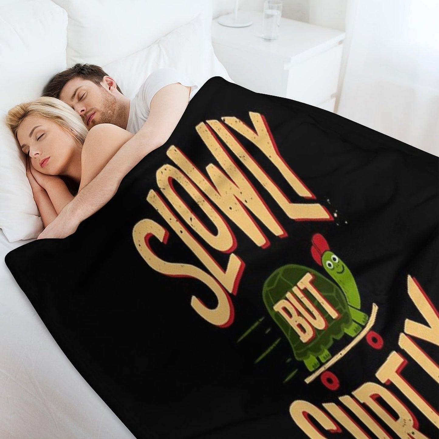 Slowly But Surely Throw Blanket