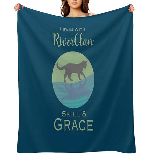 RiverClan Pride Throw Blanket