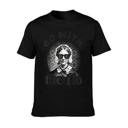 Womens History Nurse Florence Nightingale Go With The Flo T-Shirt