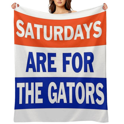 Saturdays Throw Blanket