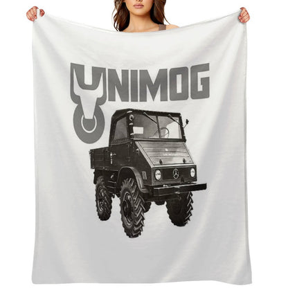UNIMOG Oldschool Throw Blanket