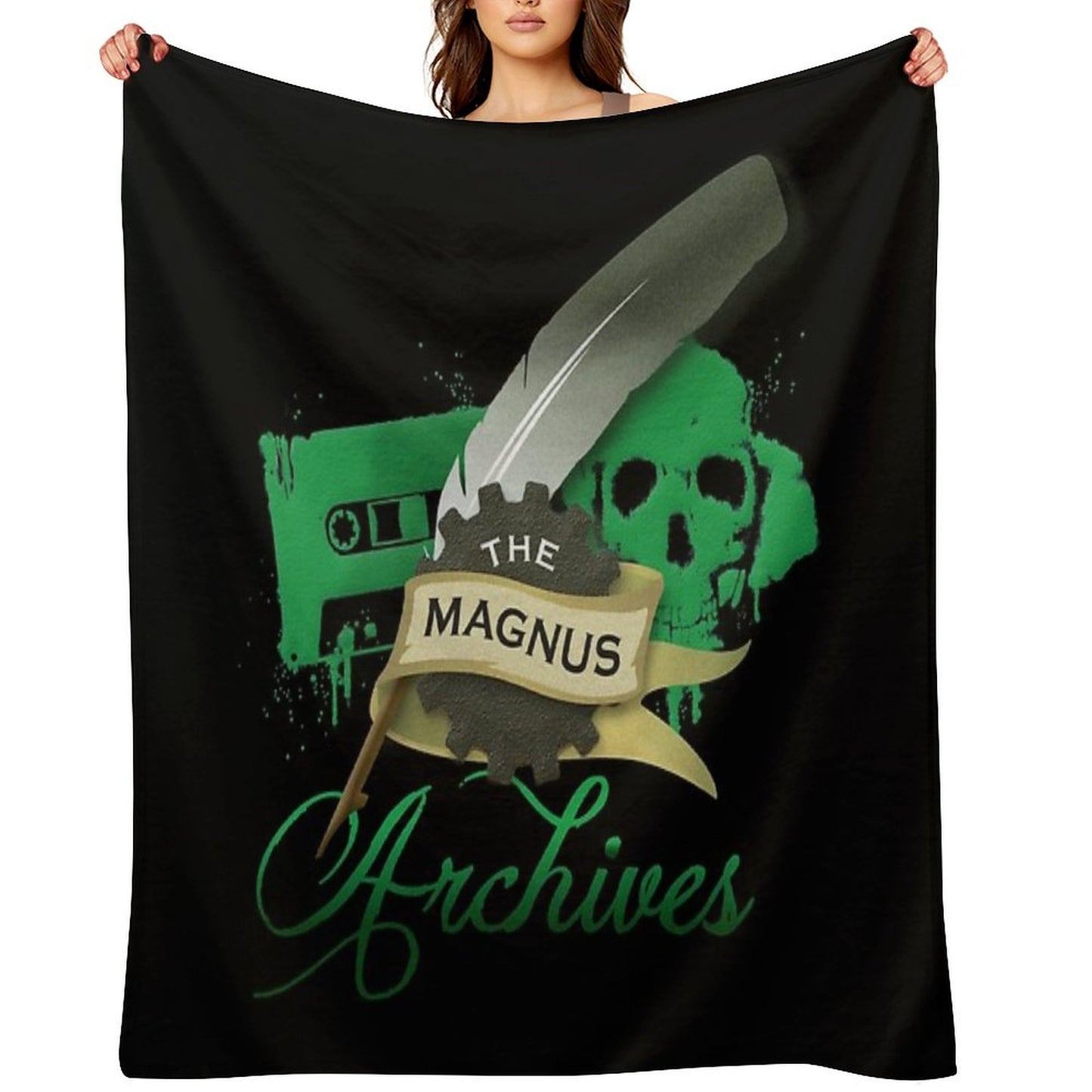 The Magnus Archives Logo Throw Blanket