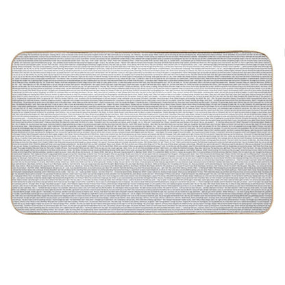 Entire Shrek Script Bath Mat