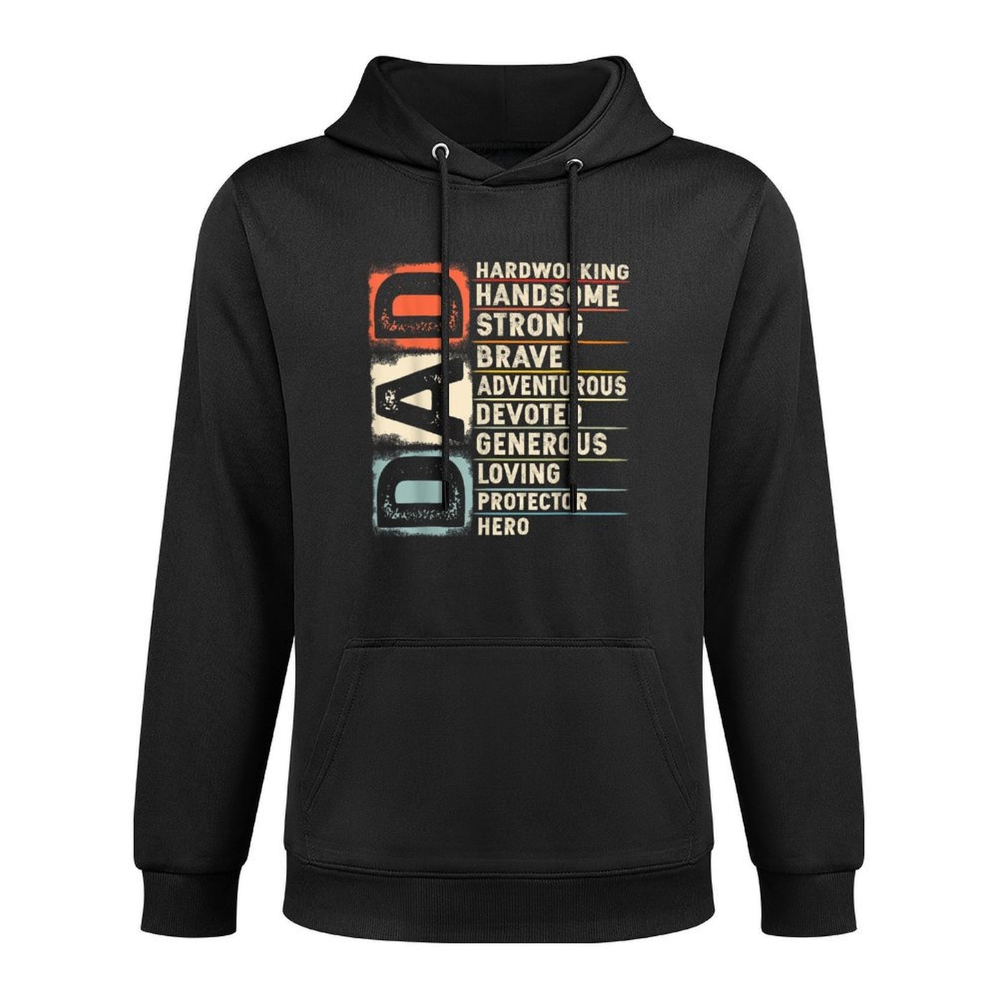 Vintage Funny Definition of Dad Retro Meme Joke Father's Day Pilling-Resistant Hoodie