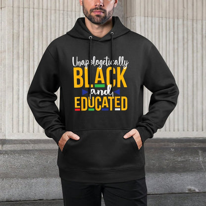 Unapologetically Black Educated Dop E Melanin Christmas Gift Machine Washable Hoodie