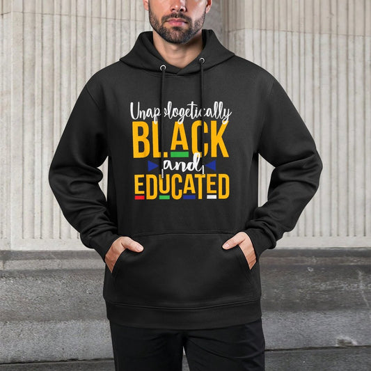 Unapologetically Black Educated Dop E Melanin Christmas Gift Machine Washable Hoodie