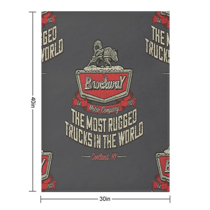 Brockway Motor Company 1912 Throw Blanket