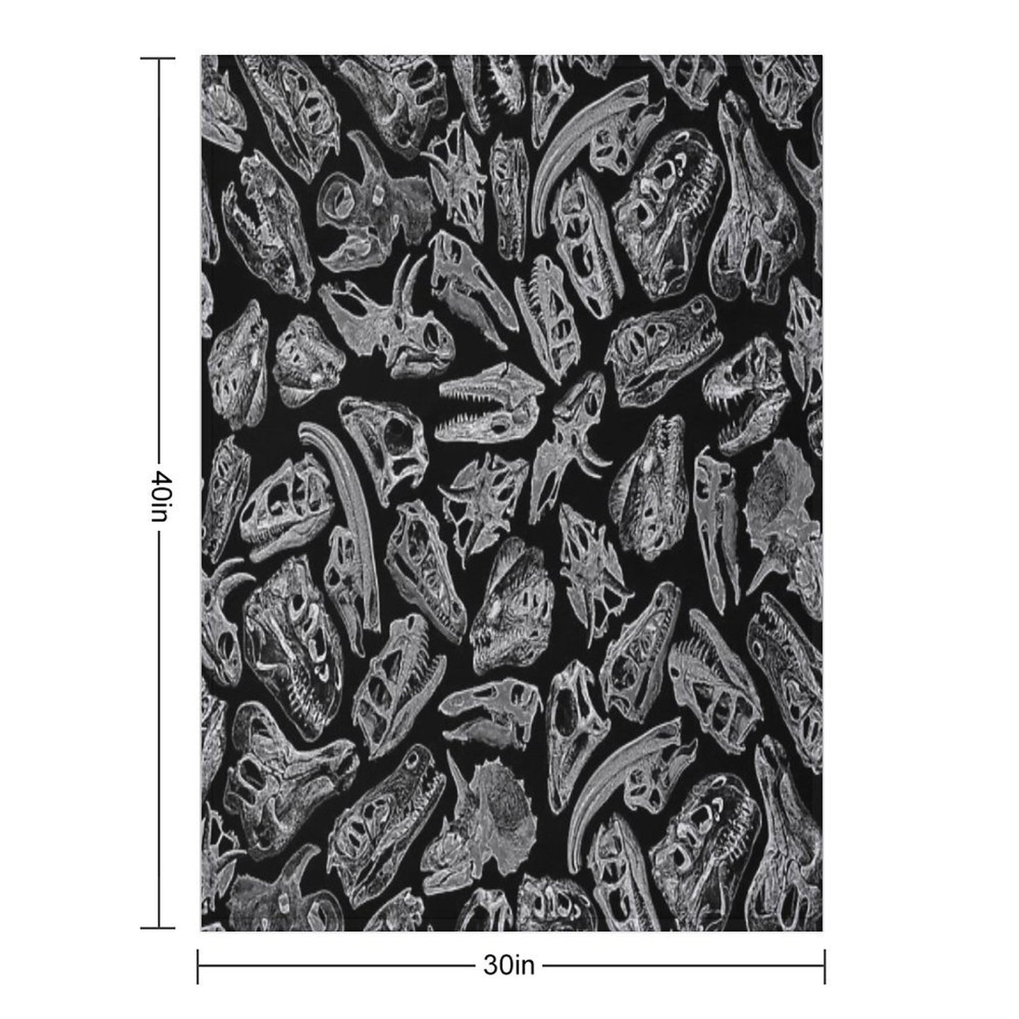 Paleontology Dream II Throw Blanket