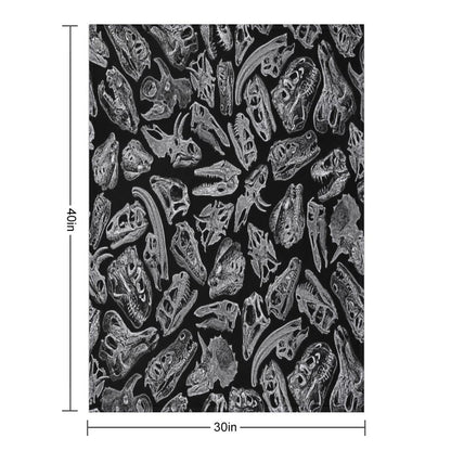 Paleontology Dream II Throw Blanket
