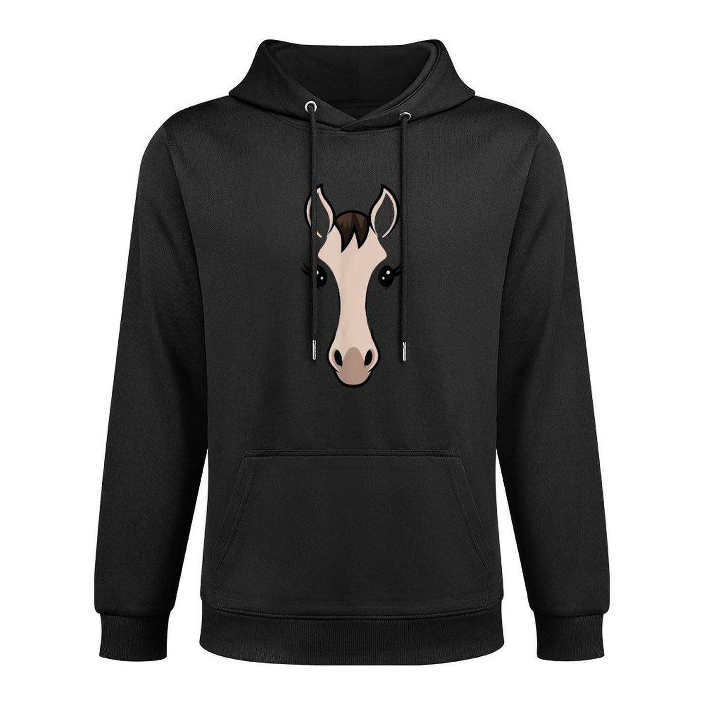 Horse Face Tshirt Costume Kids Women Cute Halloween Themed Machine Washable Hoodie