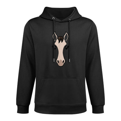 Horse Face Tshirt Costume Kids Women Cute Halloween Themed Machine Washable Hoodie