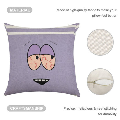 South Park - Towelie High Linen Throw Pillow Cover