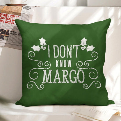Christmas Vacation Todd And Margo Quote by Kelly Design Company Linen Throw Pillow Cover