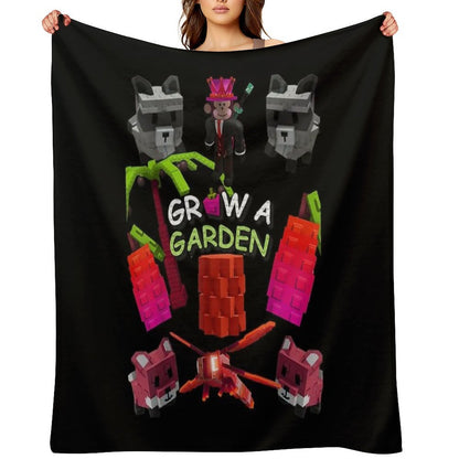 Grow A Garden Game Throw Blanket