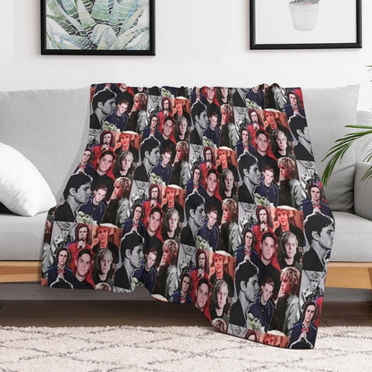 Evan Collage Throw Blanket