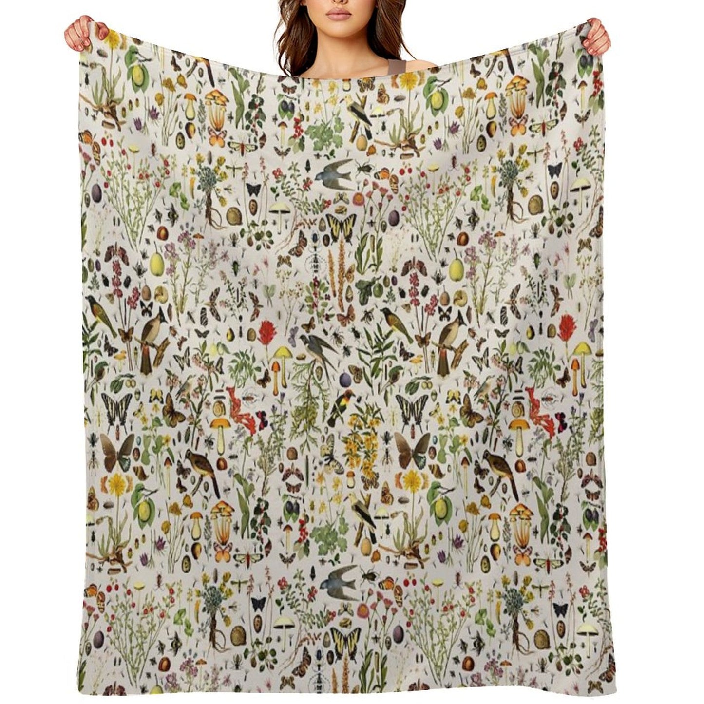 Biology of America USA Throw Blanket