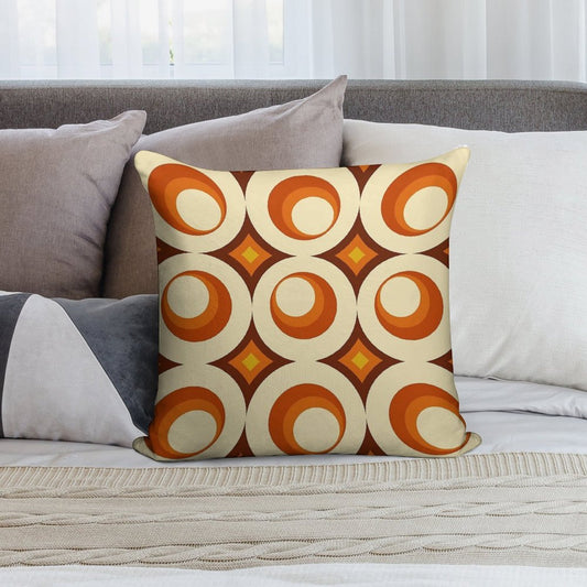 Mid-Century Modern 3 Crescent Soft Style Accent Throw Pillow