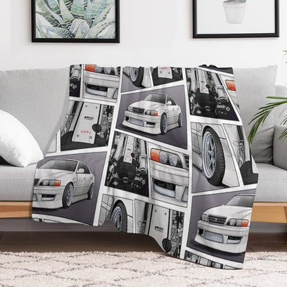 Chaser Jzx100 X 1Jz Engine Throw Blanket