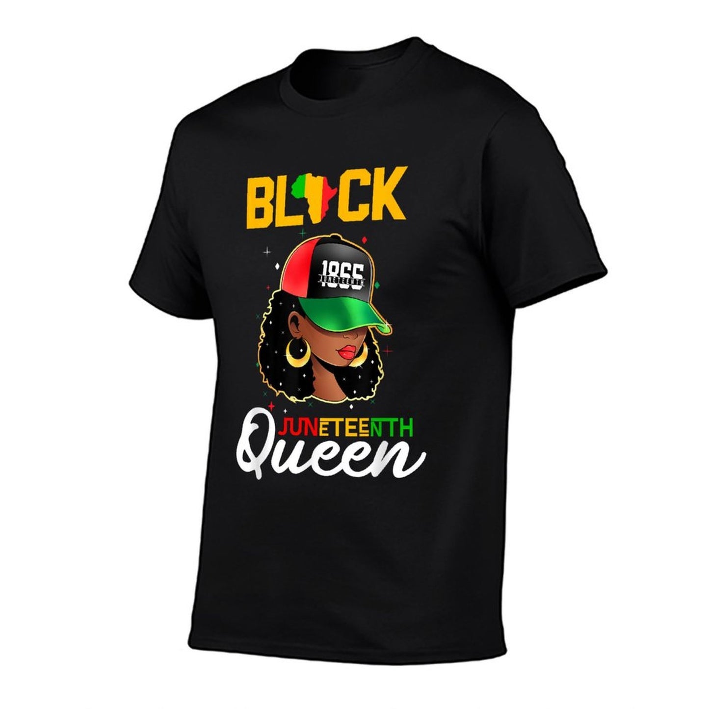 1865 Juneteenth Black Queen  Polyester Blend T-Shirt