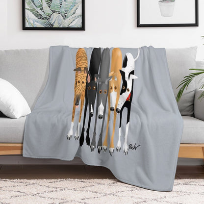 Tails Up! Throw Blanket