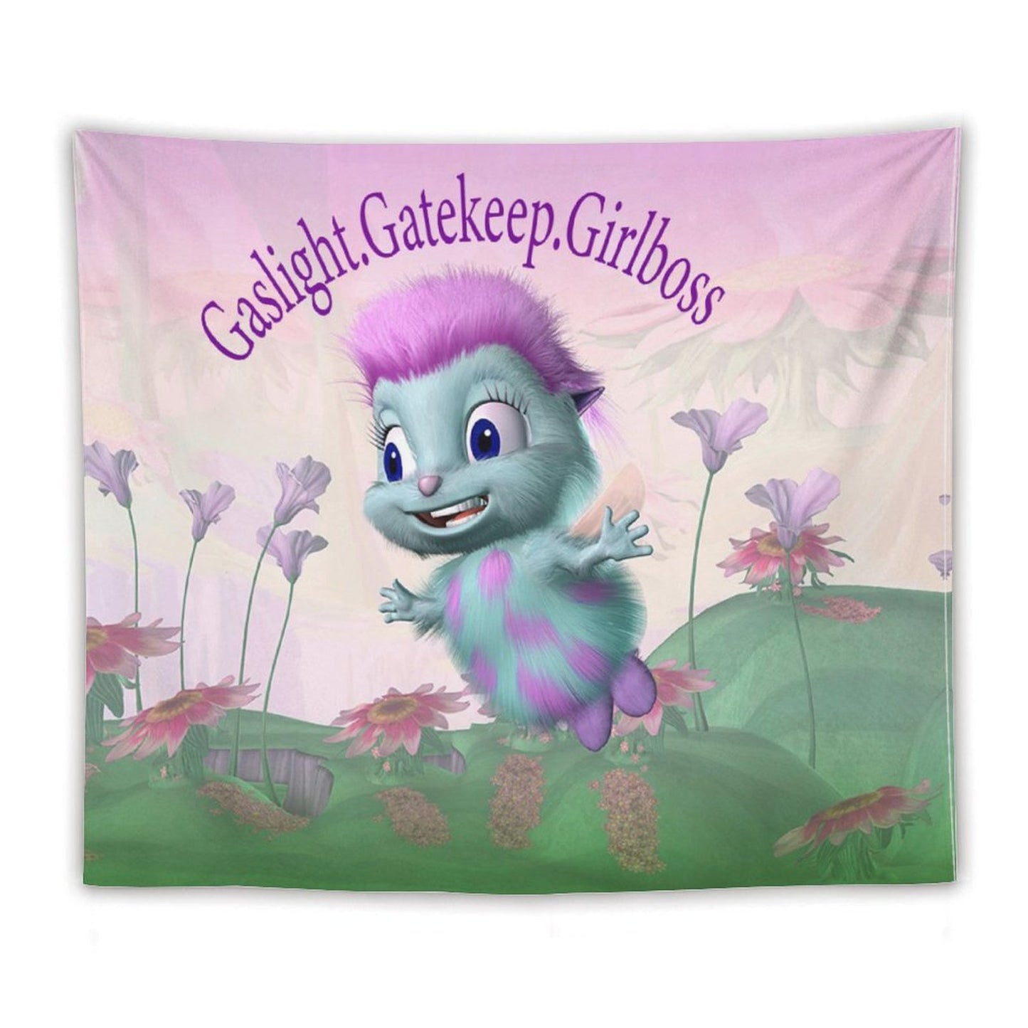 Bibble Gaslight Gatekeep Girlboss Tapestry