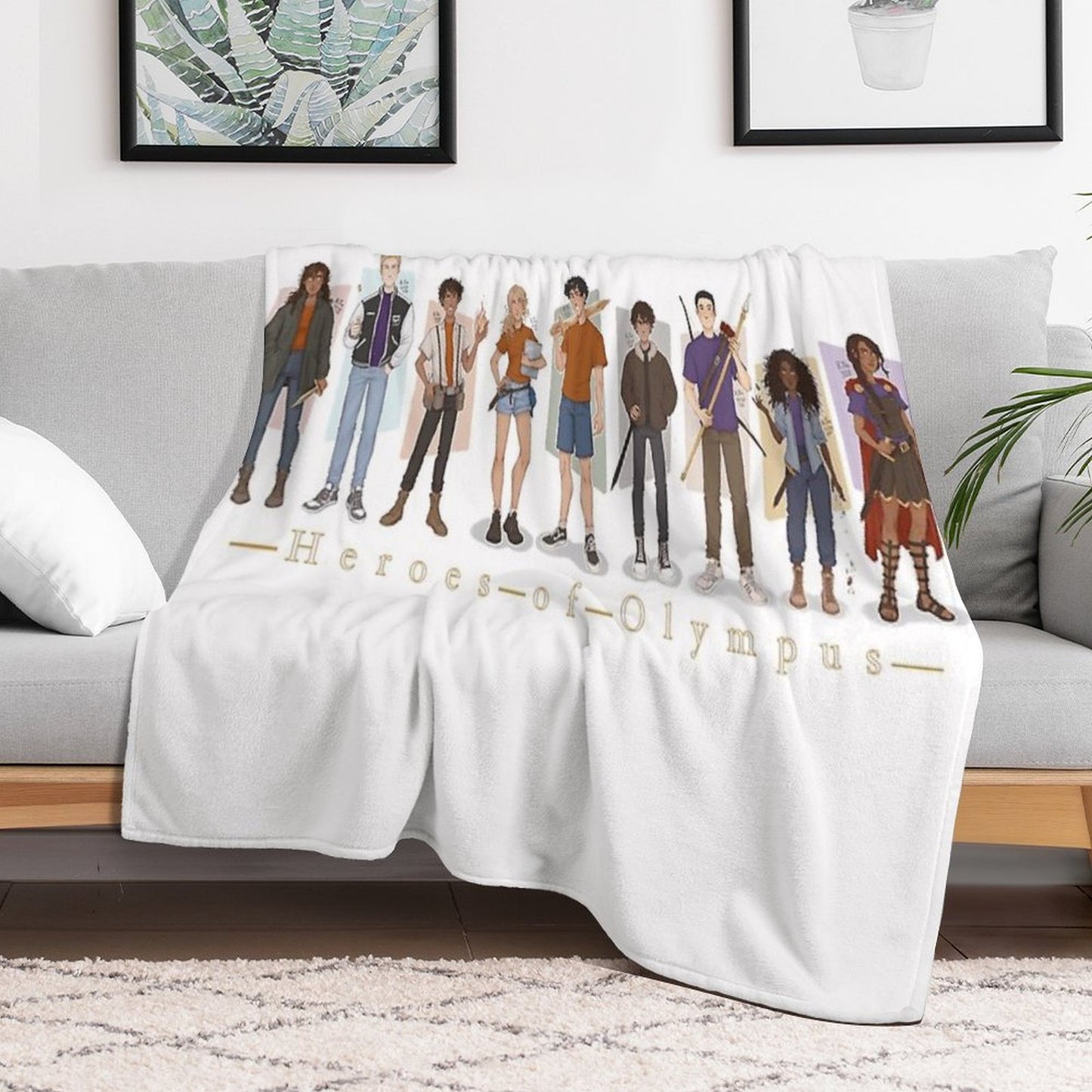 Heroes of Olympus Throw Blanket