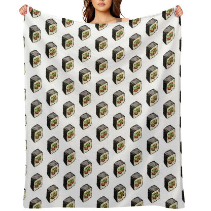 Sushi Illustration Throw Blanket