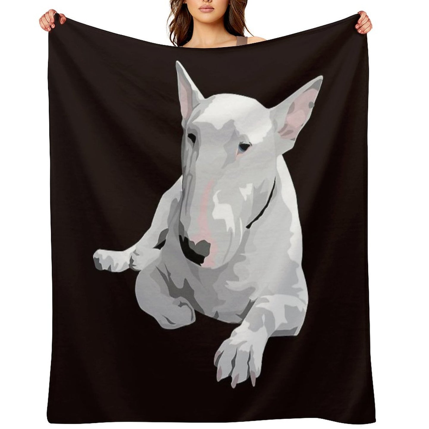 English Bull Terrier Throw Blanket