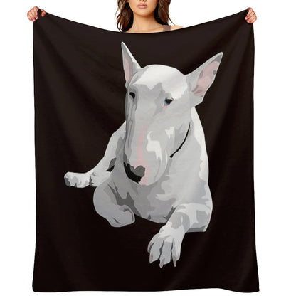 English Bull Terrier Throw Blanket