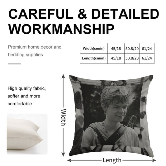 The Maze Runner Newt Blanket Linen Throw Pillow Cover