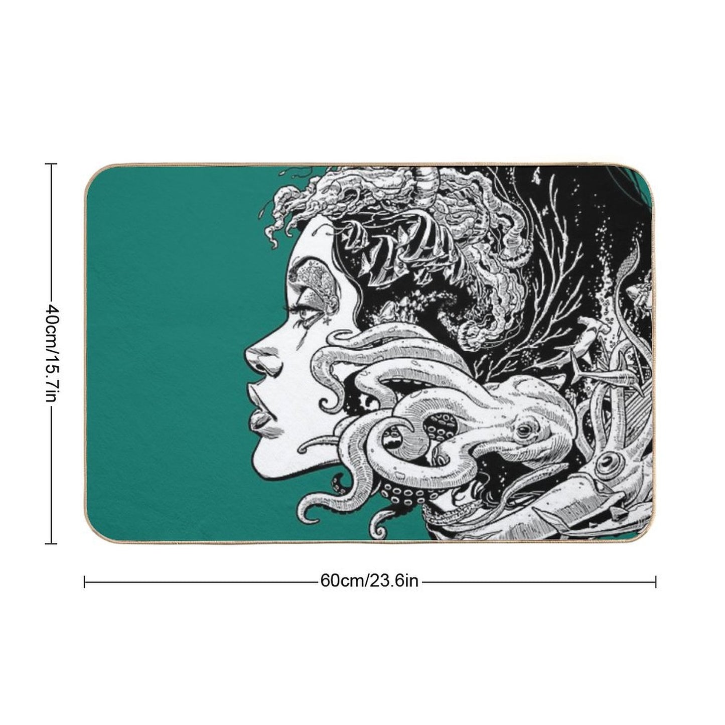 Poseidon's Mistress Alternate Bath Mat