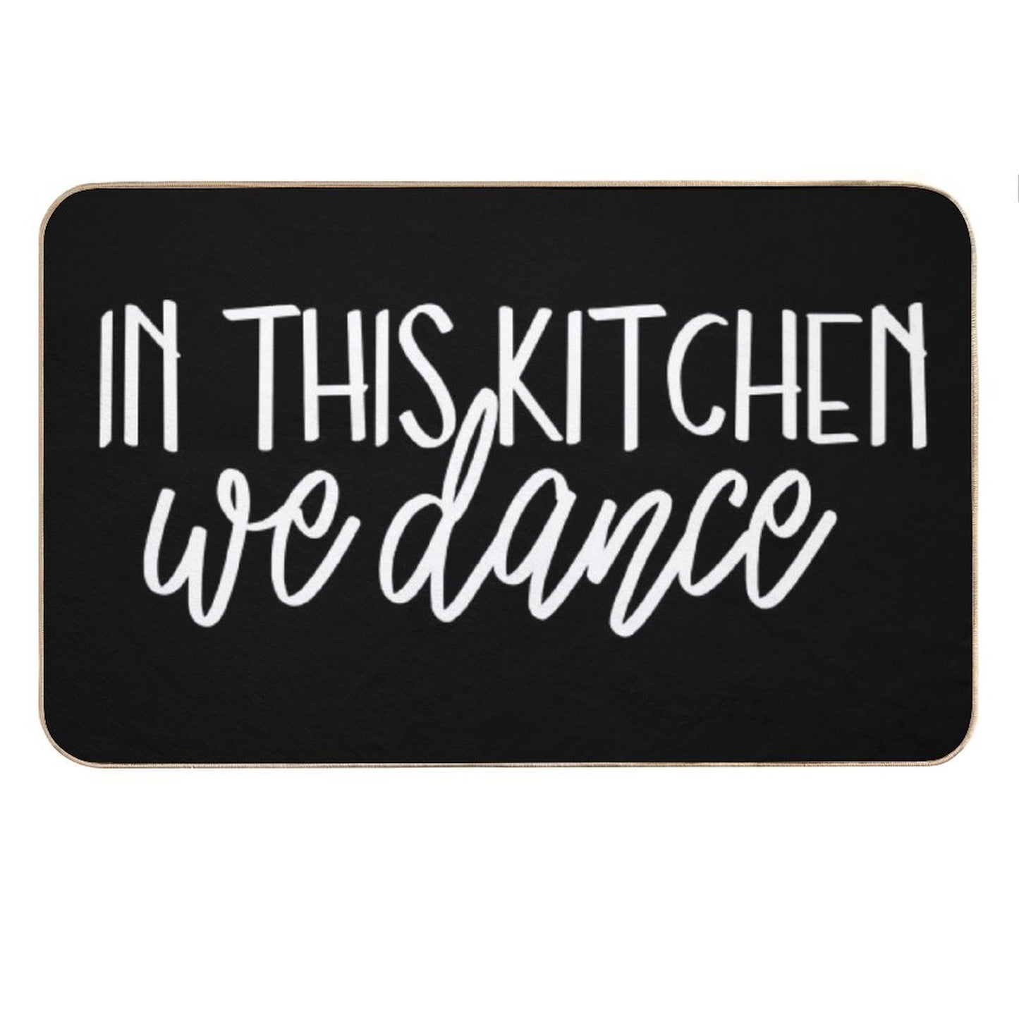 In This Kitchen We Dance Bath Mat