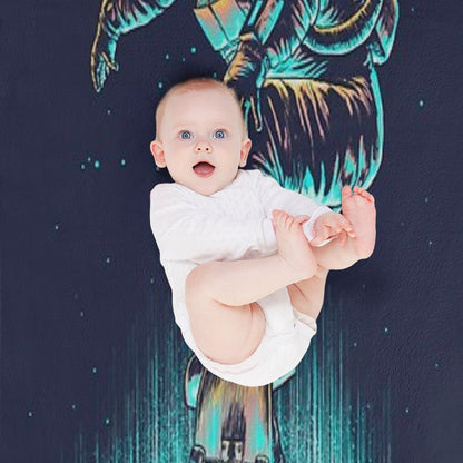 Space Grind Throw Blanket