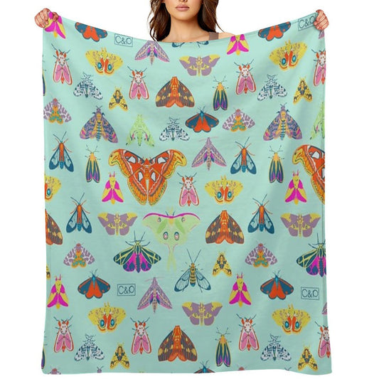 Lots of Lepidoptera Throw Blanket