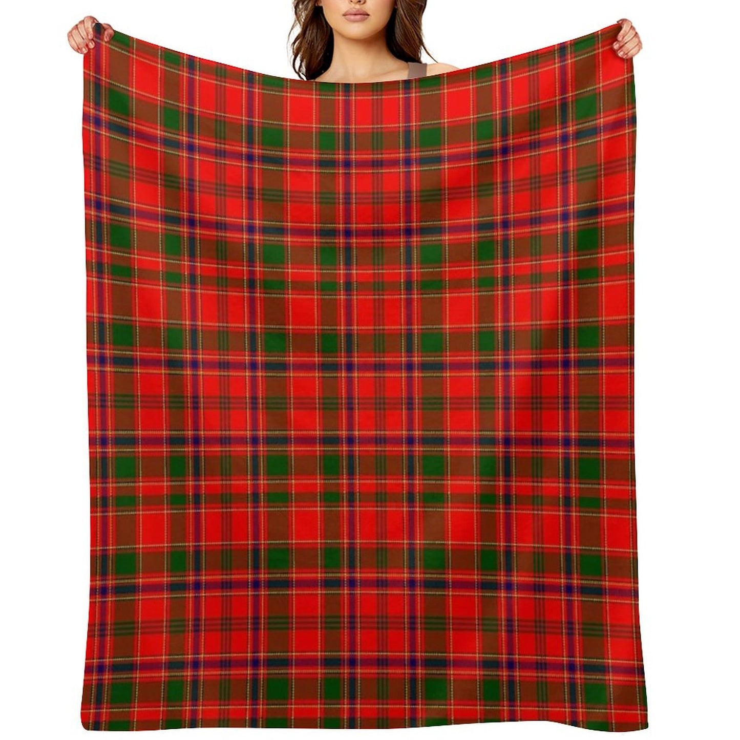 Clan Munro Tartan Throw Blanket